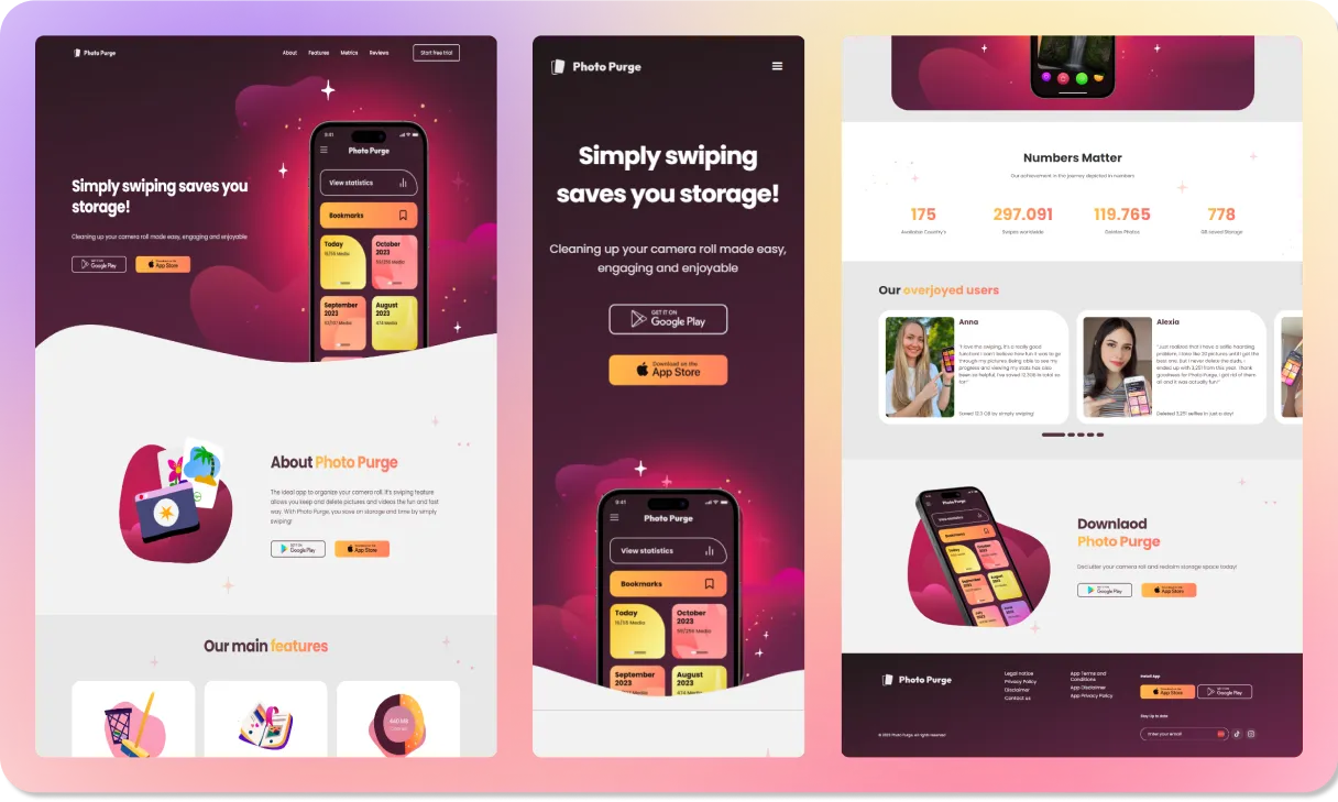 Photo Purge Website Thumbnail