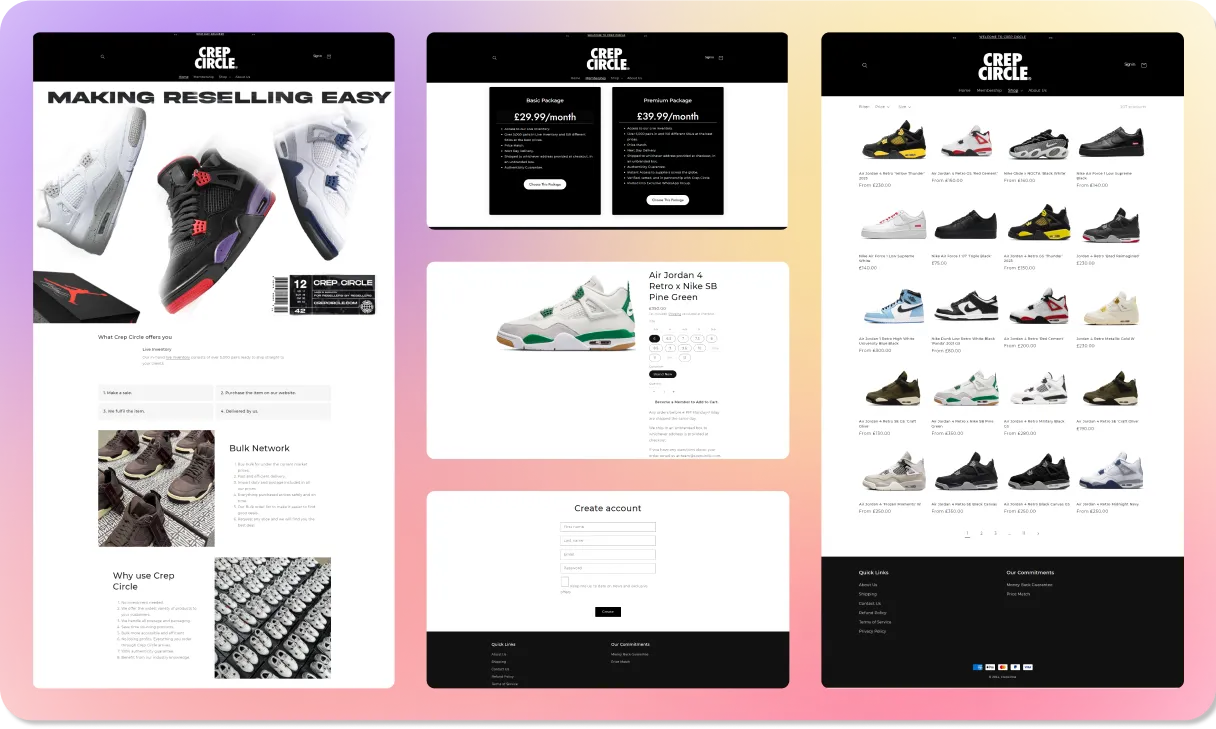Crep Circle Website Thumbnail