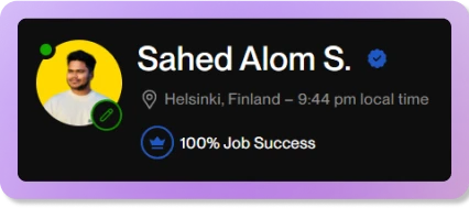Upwork Profile Sahedalomsumit